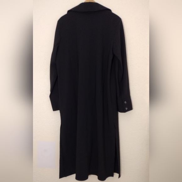 Bernardo Black Stretch Garbardine Trench Coat - Picture 7 of 10